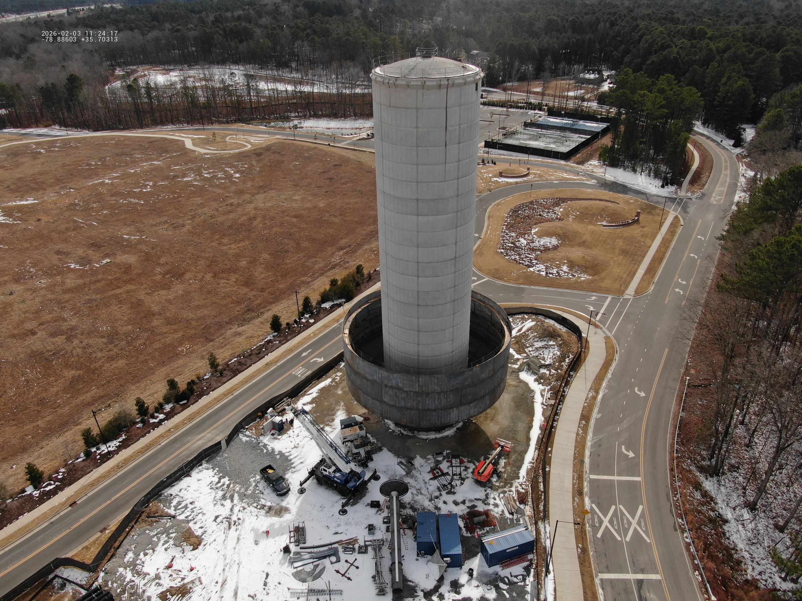 Pleasant Park Water Tank Progress February - 1